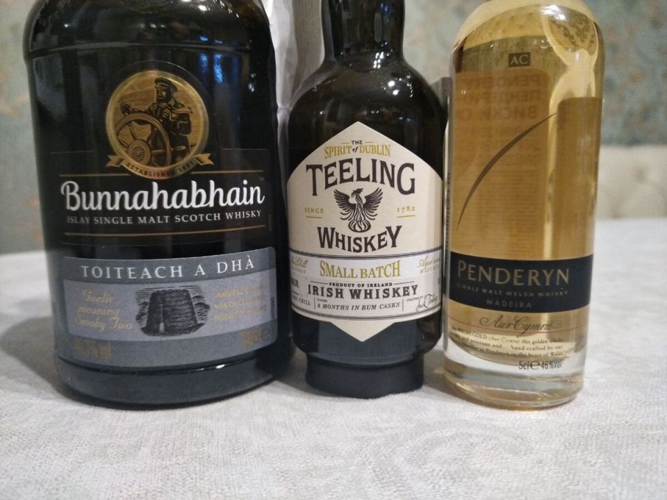   :     Penderyn, Teeling  Bunnahabhain