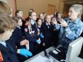 В Новосибирске ученики классов правоохранительной направленности посетили с экскурсией отдел полиции Калининского района