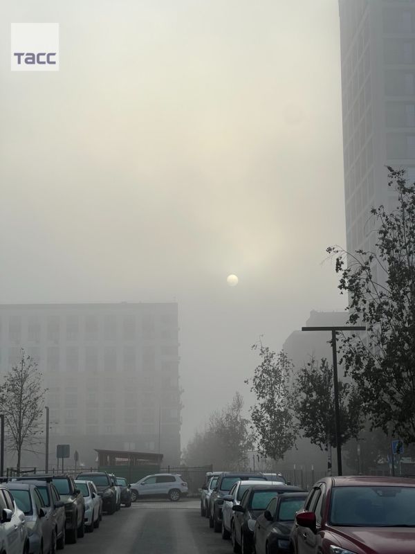 Утренний туман окутал несколько районов Новосибирска