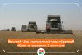 Валовой сбор зерновых и зернобобовых культур в Новосибирской области превысил 3 млн тонн, что превышает значение прошлого года на 467 тыс
