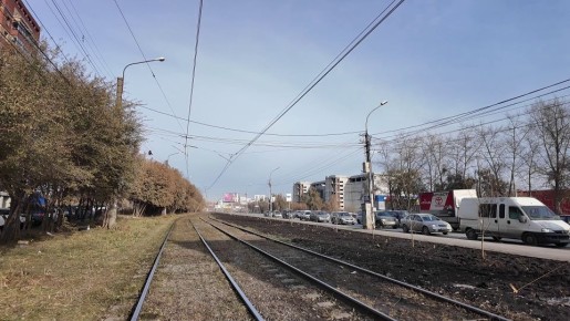 Ведутся работы по благоустройству вдоль Гусинобродского шоссе