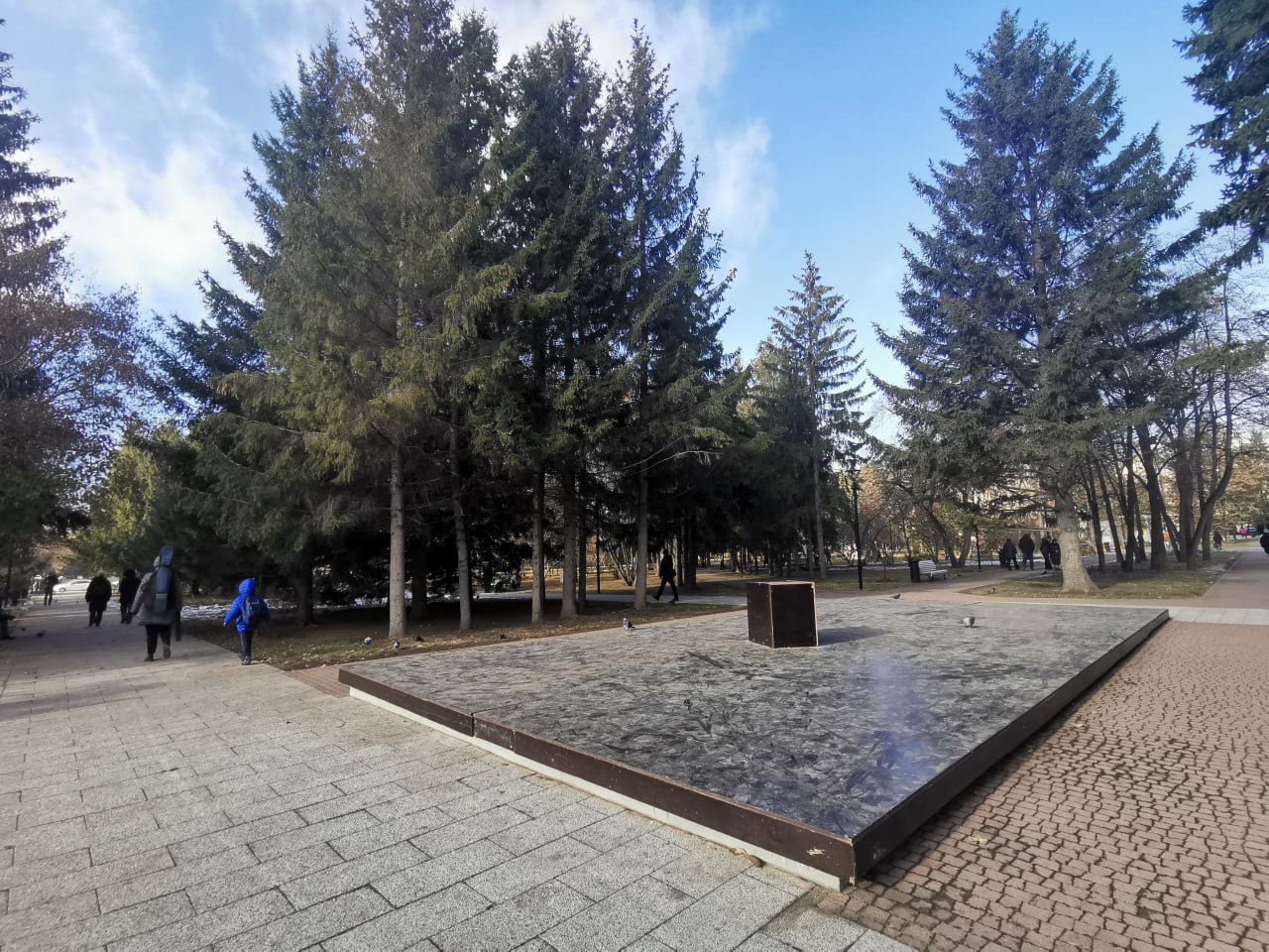 «Мишка» впал в спячку. Фонтан «Мишка» в центре города законсервировали на зиму «Мишка» впал в спячку. Фонтан «Мишка» в центре города законсервировали на зиму