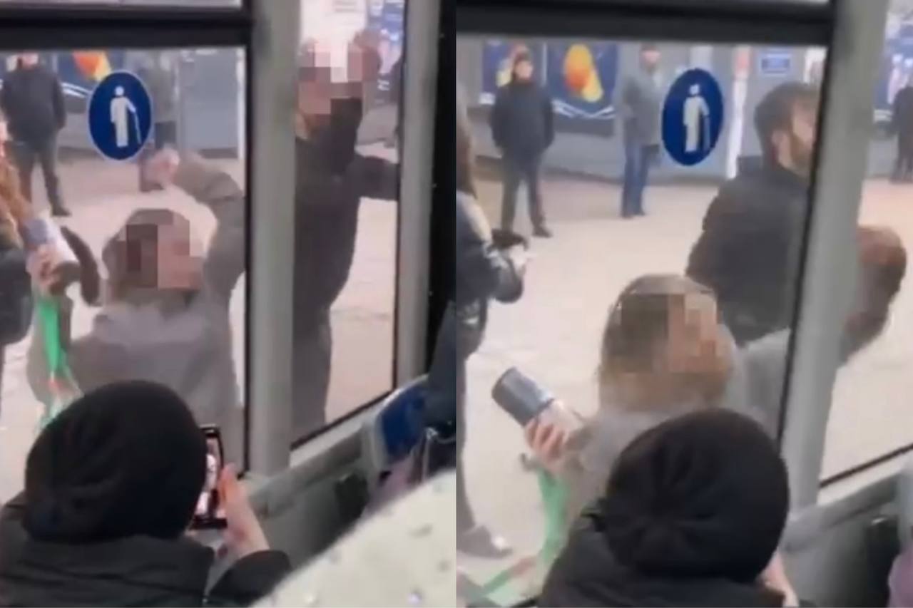 «Кидали банки в бабушек»: в Новосибирске беременная женщина и ее муж устроили драку в троллейбусе