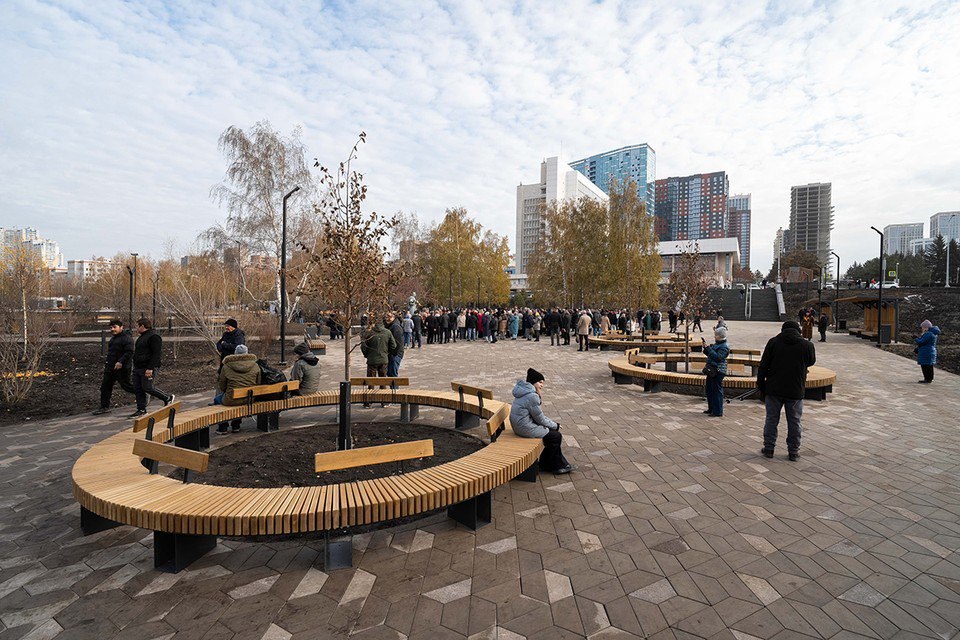 Теплосети возле нового парка имени Бугакова спрятали под землю