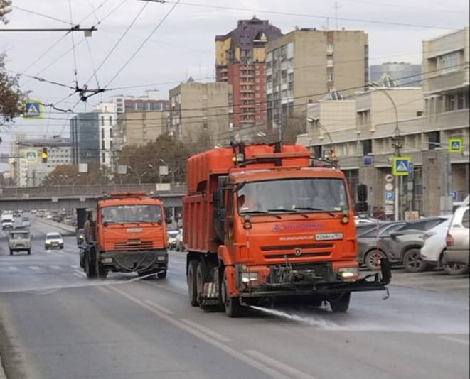 Дорожные службы Новосибирска работают без выходных