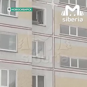 Стол из окна выкинула жительница Новосибирска
