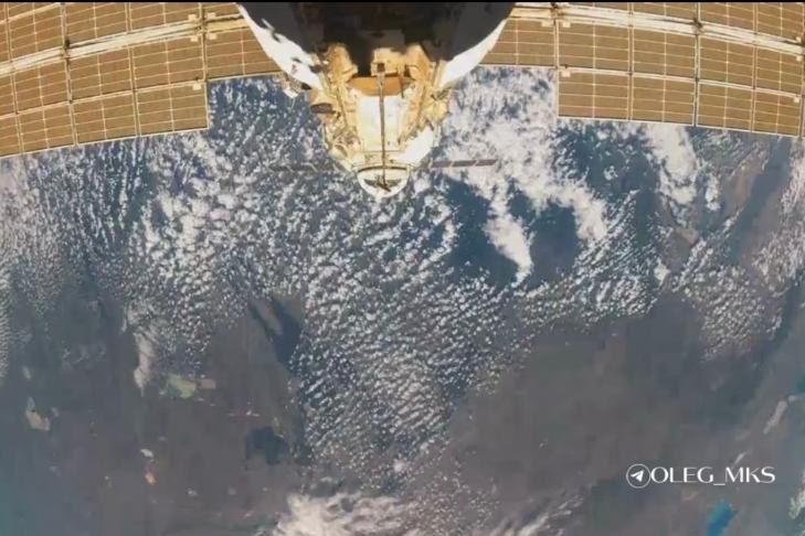 Сибирь с МКС снял на видео космонавт Олег Артемьев
