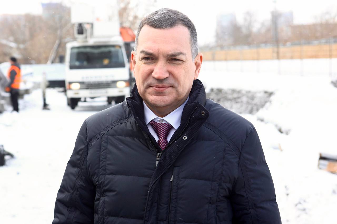 Максим Кудрявцев: Строим важный для города объект — пешеходный мост через Транссибирскую магистраль Максим Кудрявцев: Строим важный для города объект — пешеходный мост через Транссибирскую магистраль