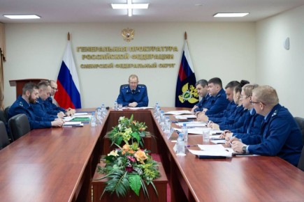 Начальником управления проведено совещание с прокуратурой Новосибирской области, посвященное вопросам разрешения обращений, находящихся на контроле Генеральной прокуратуры Российской Федерации