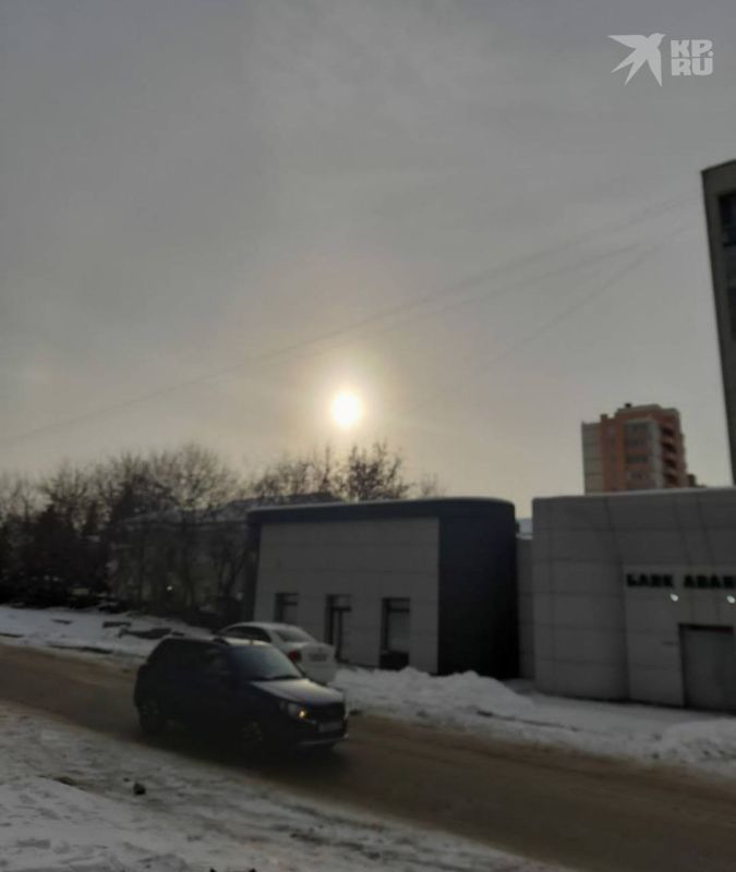 Солнечное гало заметили над Новосибирском