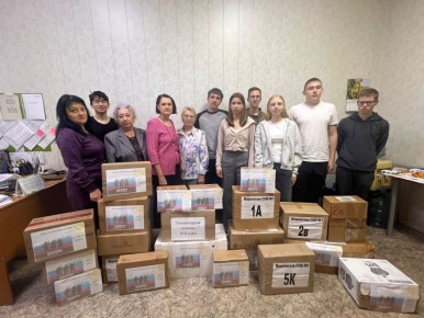 Школьники Новосибирской области поддержали военнослужащих