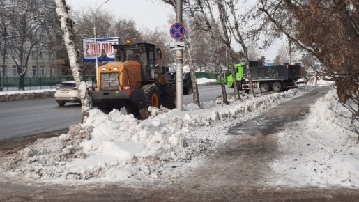 За трое суток вывезено более 70 тысяч кубометров снега