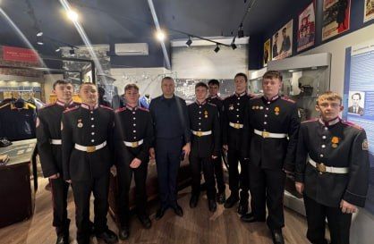 Первый заместитель руководителя следственного управления СК России по Новосибирской области провел экскурсию для кадетов в музее ведомства