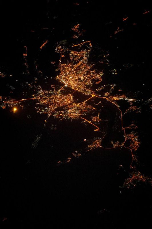 Новосибирск из космоса