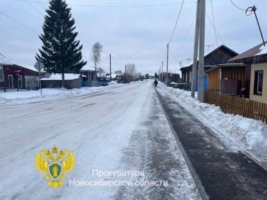 После вмешательства прокуратуры оборудованы тротуары для пешеходов