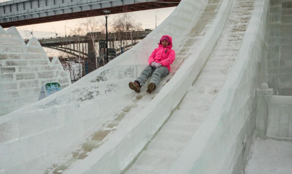 Тематику ледового городка на набережной раскрыли в Новосибирске
