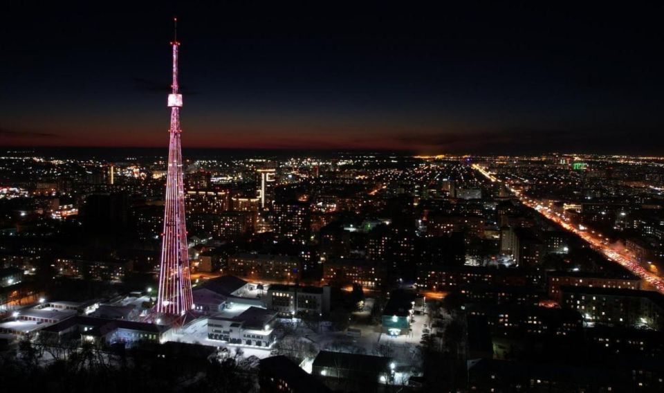 Новосибирская телебашня окрасится в цвета флагов России и Беларуси
