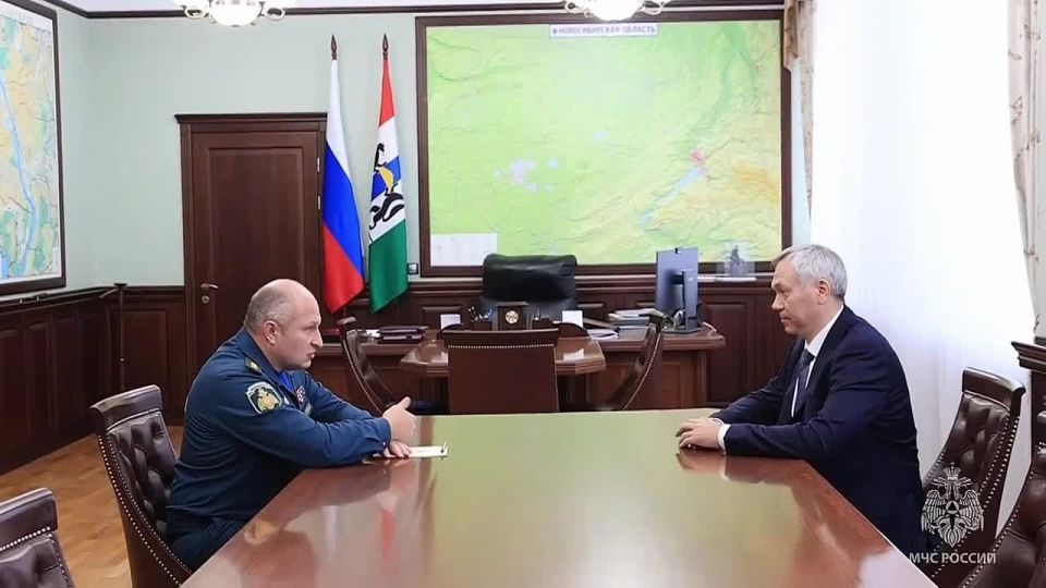 Глава МЧС России, полпред в СФО и губернатор Новосибирской области обсудили вопросы безопасности
