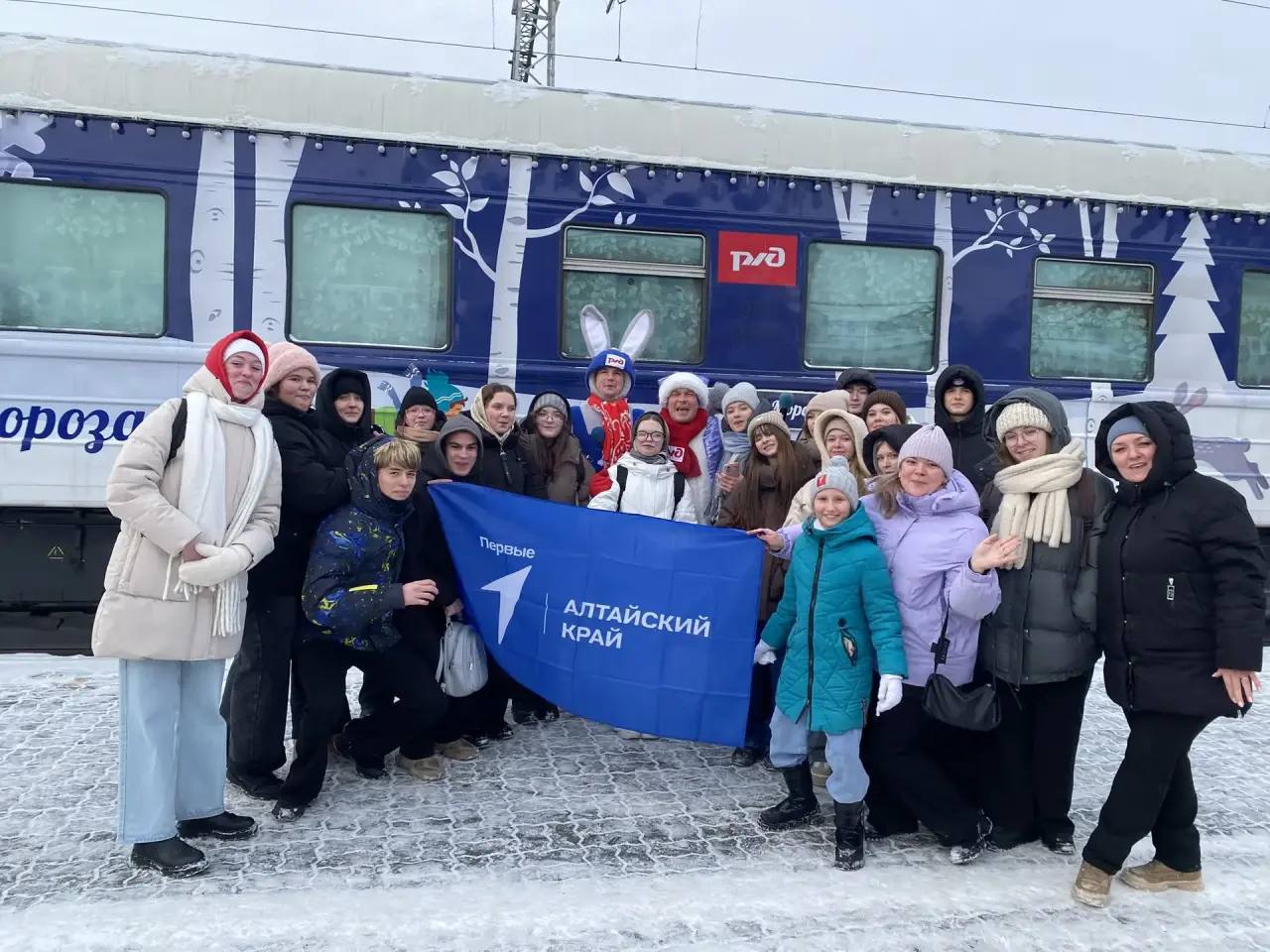 Главный новогодний волшебник посетил Алтайский край Главный новогодний волшебник посетил Алтайский край
