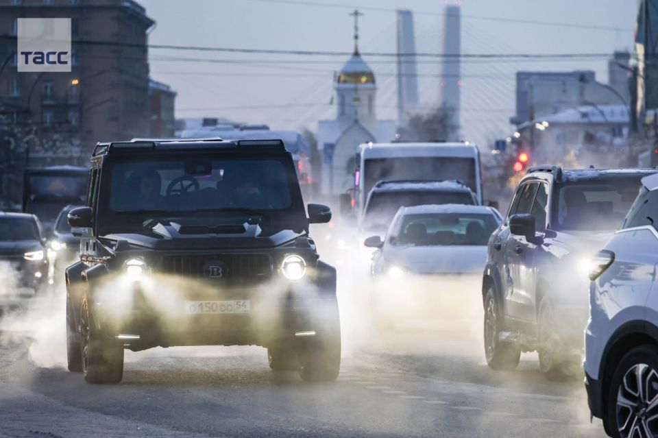 Морозы в Новосибирске.. Фото: Кирилл Кухмарь / ТАСС