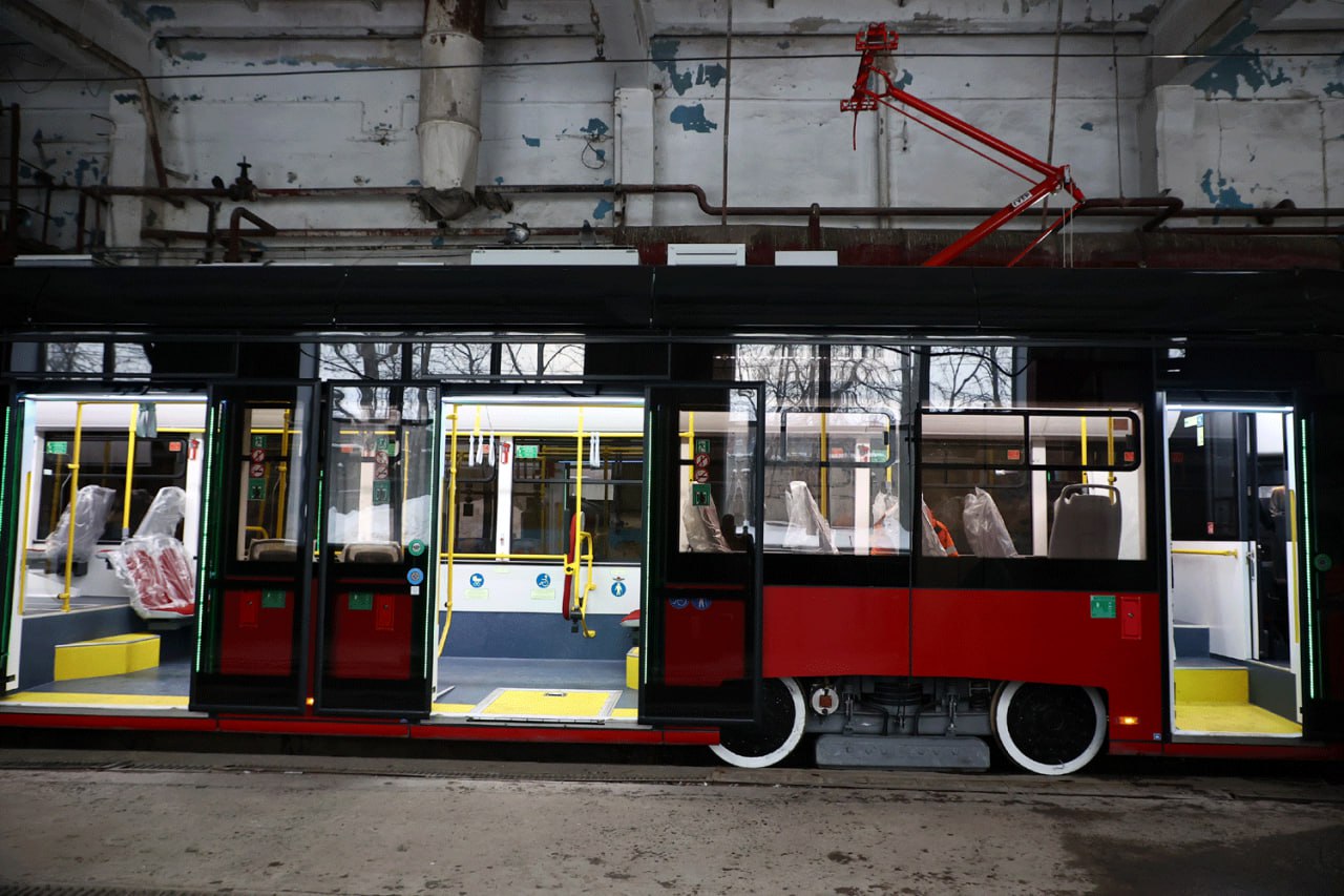 Девять новых трамваев тестируют на маршруте №13
