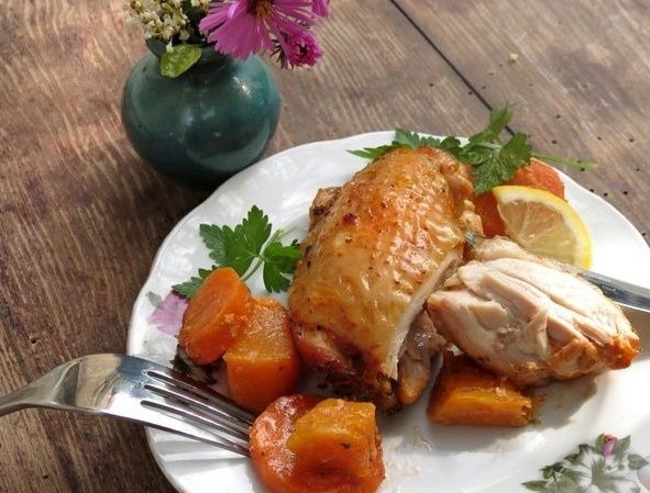 Курица с тыквой и лимоном: яркое блюдо для любого сезона