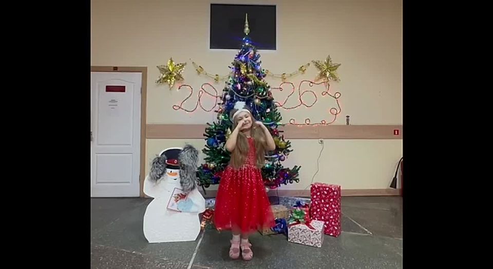 Новогодняя видеоткрытка устами ребенка!