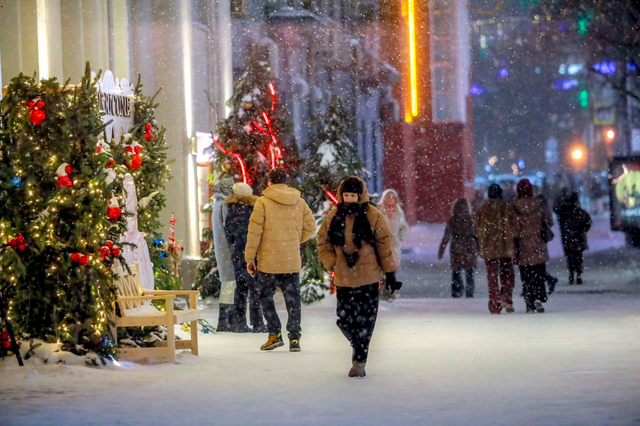 В Новосибирске сейчас –8° и небольшой ветер, днём потеплеет до –5°, вечером и ночью — до –3°