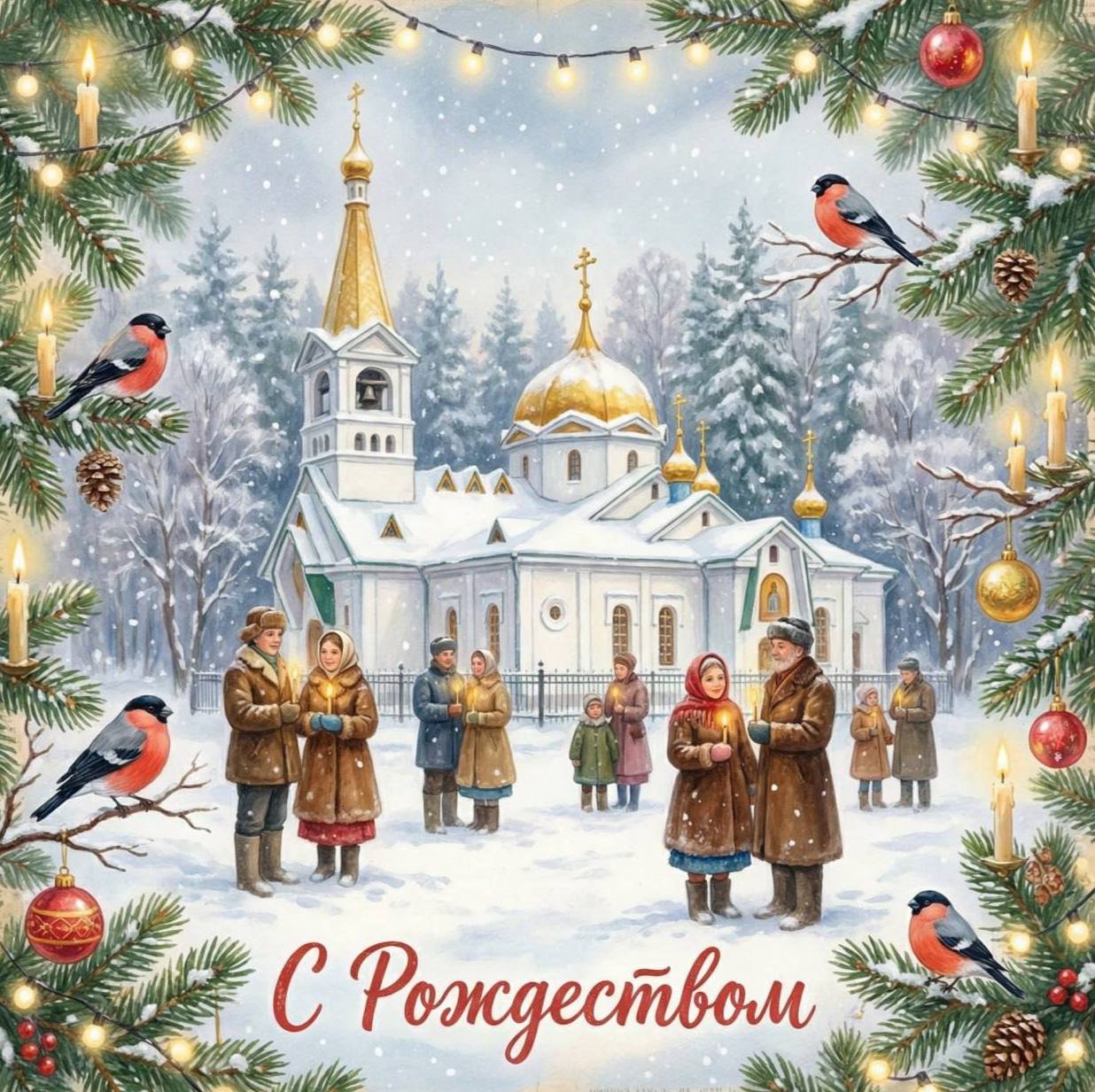 Дорогие новосибирцы!. Поздравляем вас с Рождеством Христовым! Пусть этот светлый праздник принесет в ваши дома тепло, любовь и душевное спокойствие