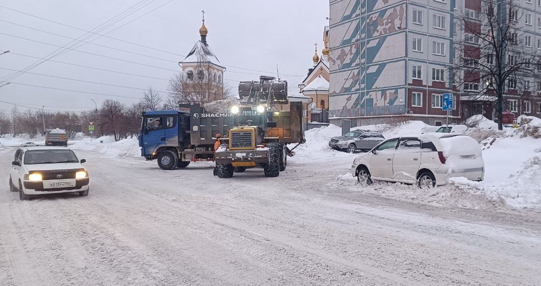Уборка улично-дорожной сети за прошедшие сутки