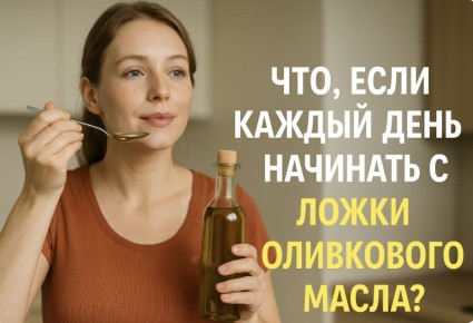Что происходит, если начинать день с ложки оливкового масла?