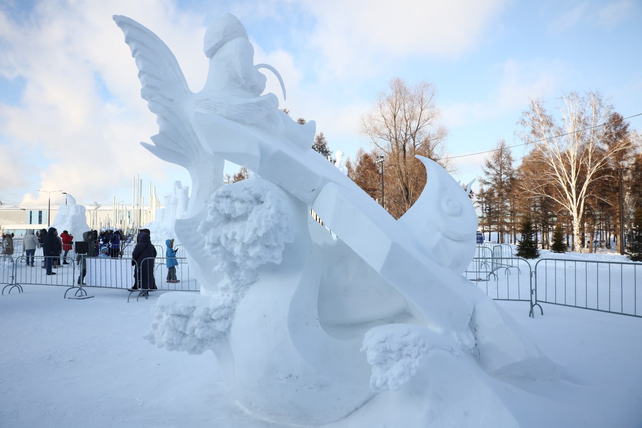 Мэр Кудрявцев назвал победителей фестиваля снежной скульптуры Мэр Кудрявцев назвал победителей фестиваля снежной скульптуры