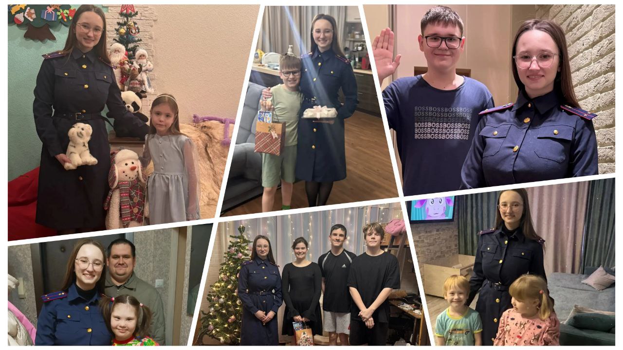 В Новосибирске сотрудники следственного отдела по г.Обь поздравили с Новым годом детей с особенностями развития