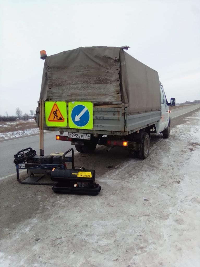 36 мобильных пунктов обогрева будут дежурить на трассах Новосибирской области в морозы