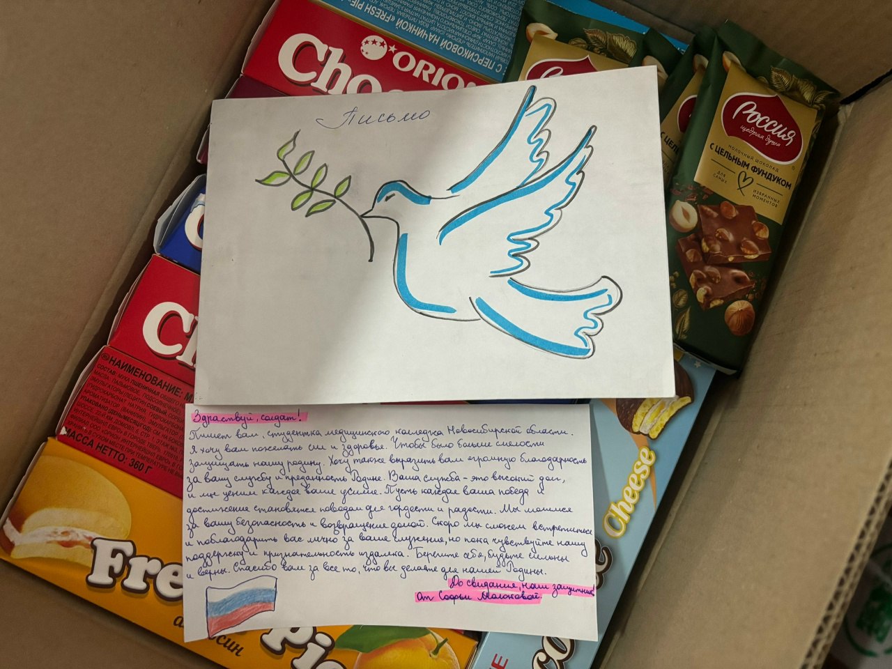 Студенты медколледжа из Бердска отправили рождественские посылки бойцам Студенты медколледжа из Бердска отправили рождественские посылки бойцам