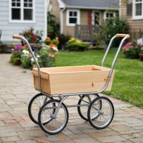 вторая жизнь детской коляски: превращаем в дачную тележку