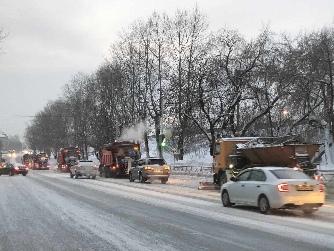 Уборка улично-дорожной сети города Уборка улично-дорожной сети города