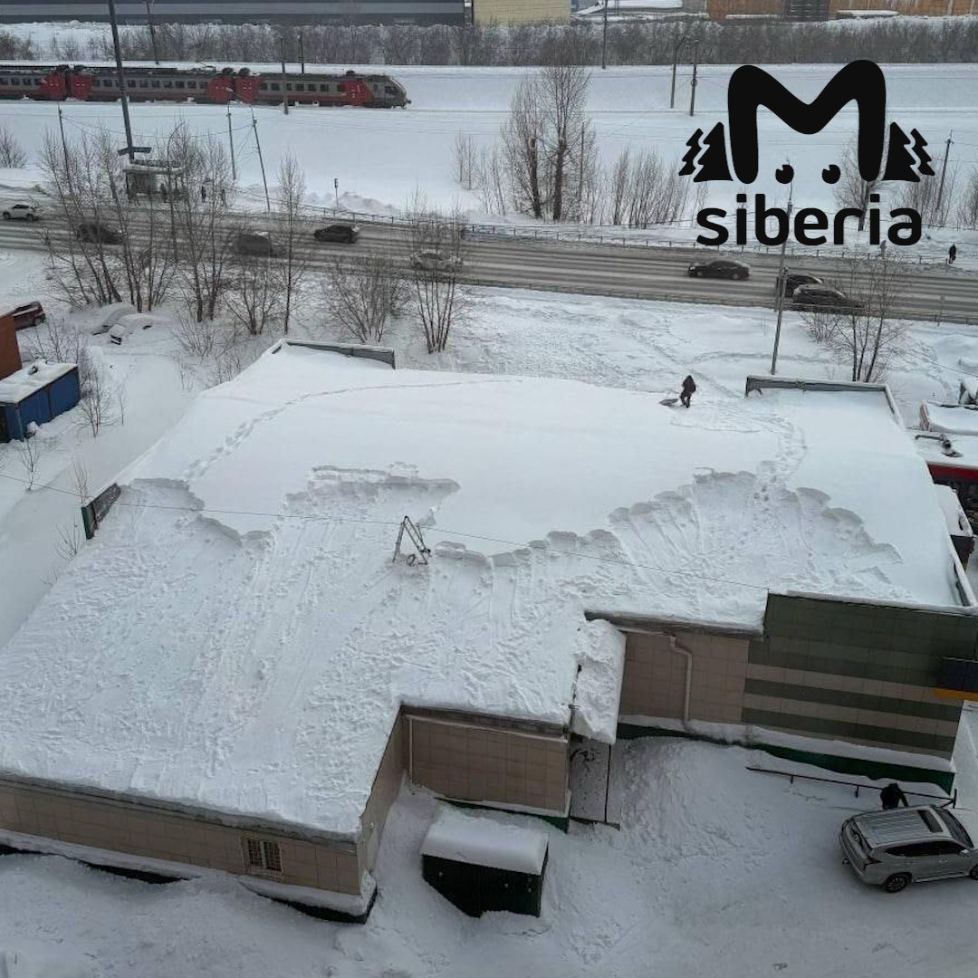 Крыши массово чистят от снега после обрушения ТЦ в Новосибирске Крыши массово чистят от снега после обрушения ТЦ в Новосибирске