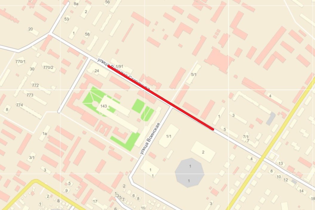 Проезд по старому военному городку перекрыли из-за угрозы обрушения крыши