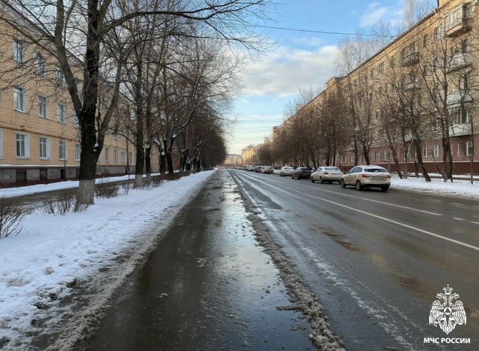 МЧС России предупреждает о гололёде в Новосибирской области