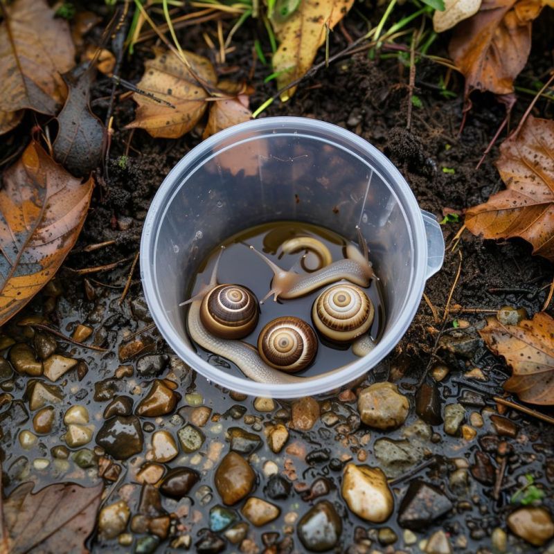 Как легко справиться со слизнями с помощью пластикового стаканчика