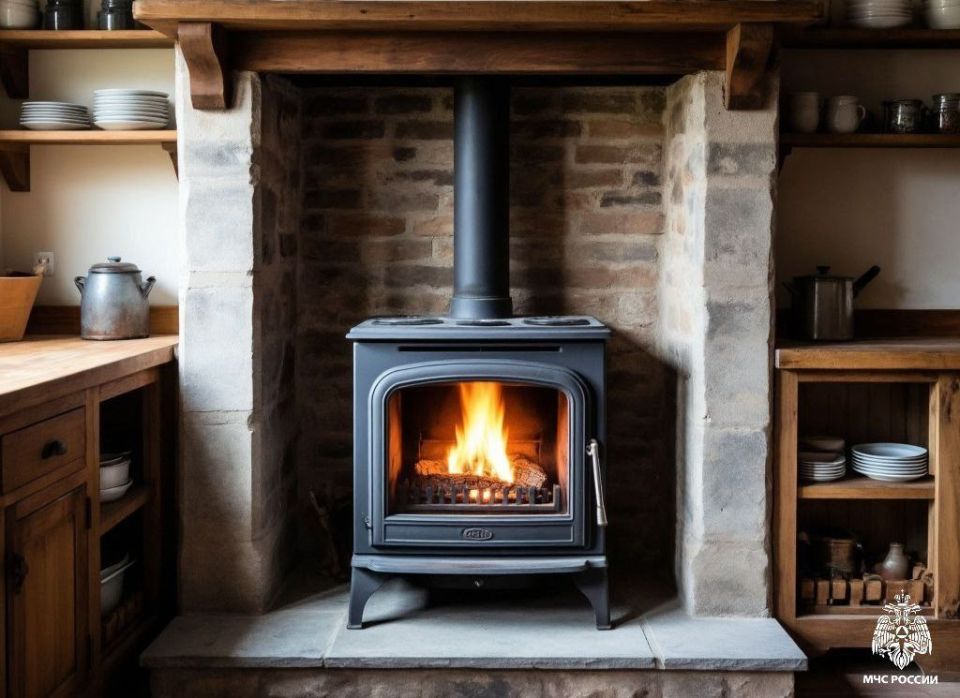 Весна задерживается: МЧС России предупреждает о рисках пожаров изза интенсивной эксплуатации печей