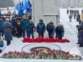 В честь Дня защитника Отечества сотрудники МЧС России возложили цветы к Вечному огню