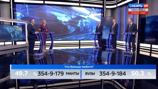 Буузы обошли манты. Во время прямого эфира на канале «Сибирь 24» зрители выбрали победителя кулинарного голосования