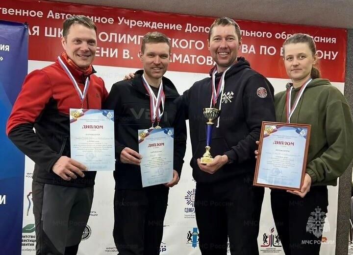 Сборная Главного управления МЧС России по Новосибирской области заняла первое место в лыжных гонках Спартакиады «Динамо»