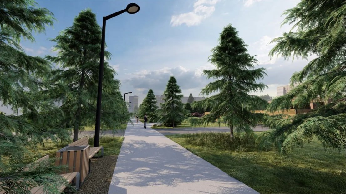 Как будет расширяться сквер на улице Демакова: горожан приглашают к обсуждениям