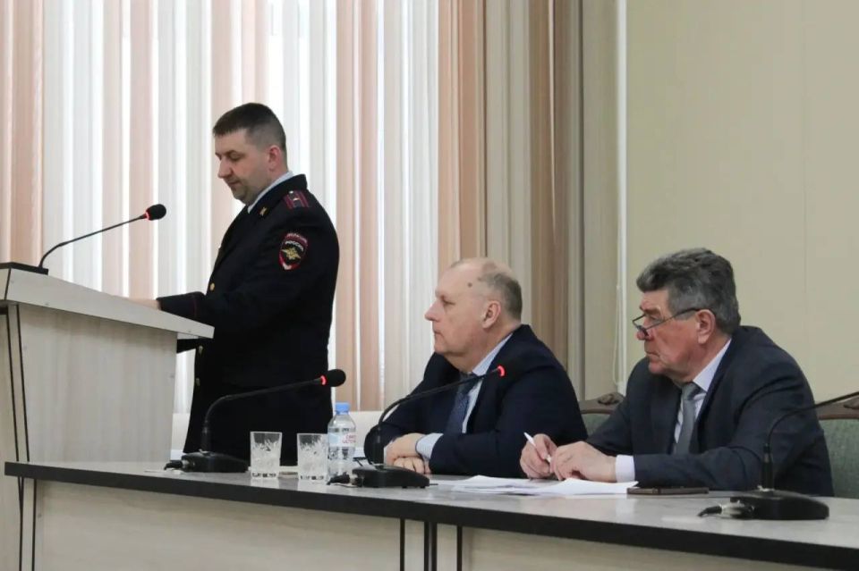 Начальник отделения полиции «Кочковское» МО МВД России «Ордынский» выступил с отчетом о результатах работы территориального органа за 2025 год