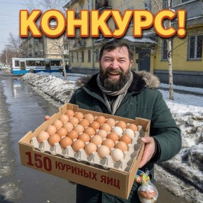Большой конкурс! Дарим 150 яиц к праздничному столу! И это не шутка, просто решили помочь вам подготовиться к празднику с особым размахом!