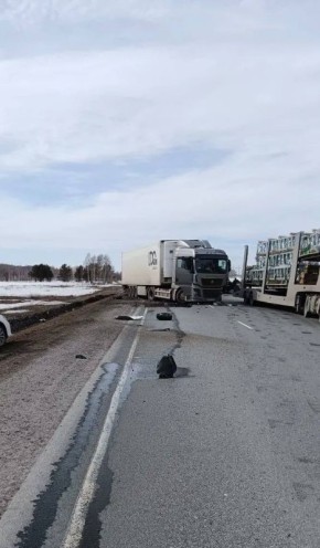 Полицейские устанавливают обстоятельства ДТП в Болотнинском районе