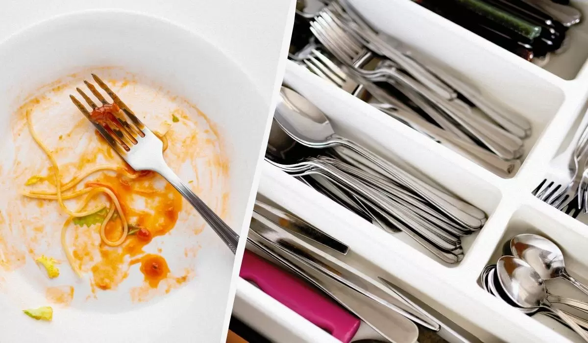 Секрет блестящих вилок: как легко очистить их между зубцами
